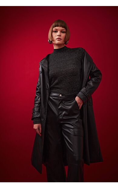 DeFacto Slim Fit Balıkçı Yaka Uzun Kollu Tişört