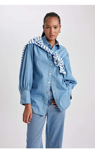 DeFactoFit Jean Gömlek