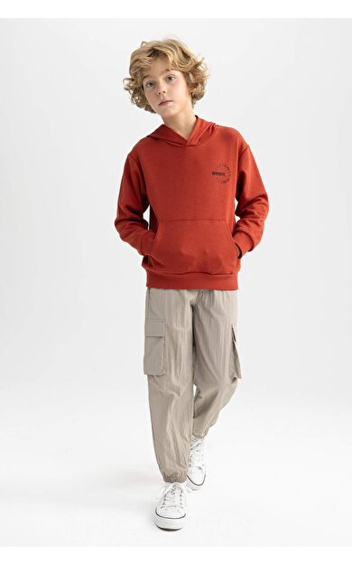 Erkek Çocuk Kargo Jogger Paça Paraşüt Pantolon