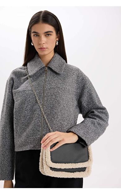 Kadın Suni Deri Omuz Çantası B2817AXNSBK27