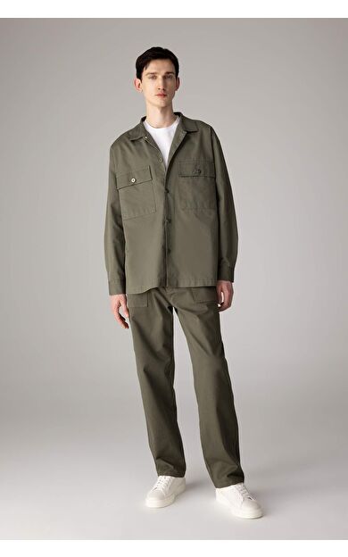 DeFactoFit Straight Fit Düz Paça Gabardin Pantolon B4089AX24SPKH489