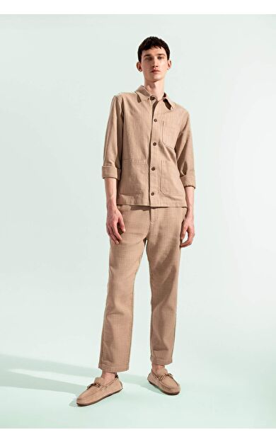 DeFactoFit Regular Fit Düz Paça Pamuklu Pantolon B4138AX24SPBG773