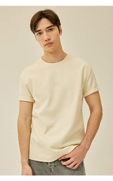 DeFactoFit Regular Fit Bisiklet Yaka Baskılı Tişört B4218AX24SPBG700