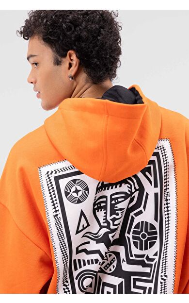 DeFacto Airwalk Oversize Fit Kapüşonlu Sweatshirt