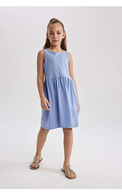 DeFactoFit Kız Çocuk Kolsuz Elbise