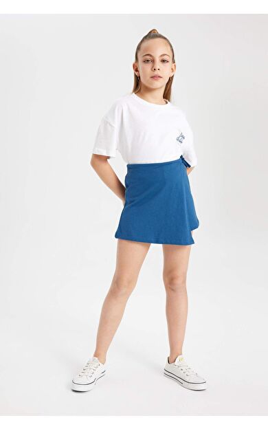 DeFactoFit Kız Çocuk Penye Etek B4465A824SMIN103