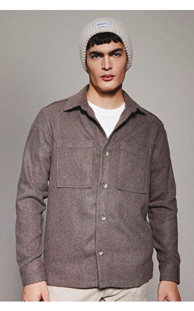 DeFactoFit Regular Fit Polo Yaka Uzun Kollu Gömlek B4689AX24SPBN571