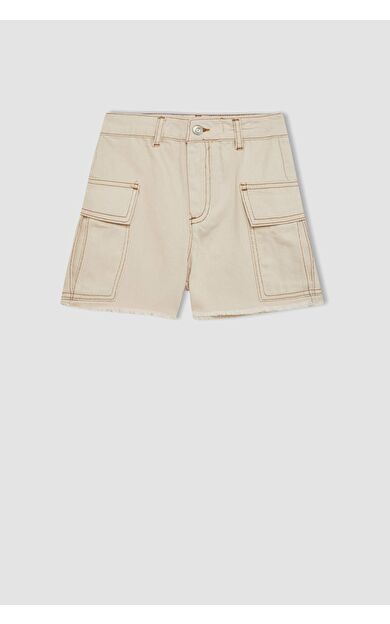 DeFactoFit Kız Çocuk Jean Şort B4957A824SMER233