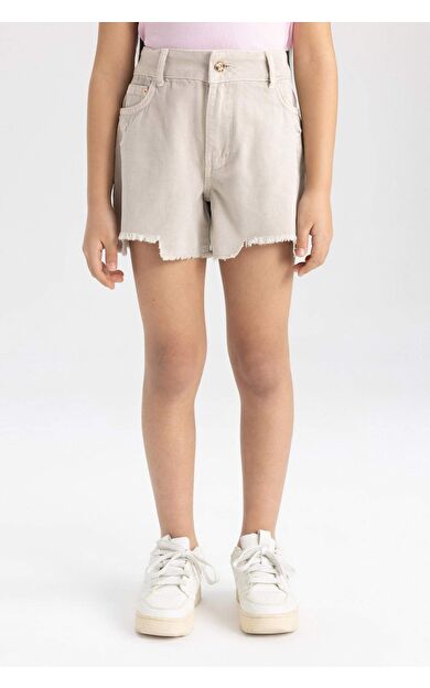 DeFactoFit Kız Çocuk Jean Şort B5048A824SMBG718