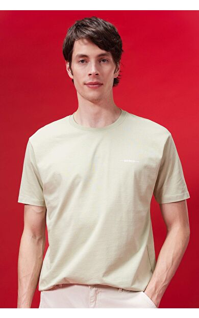 DeFactoFit Regular Fit Bisiklet Yaka Baskılı Tişört B5077AX24SPGN854