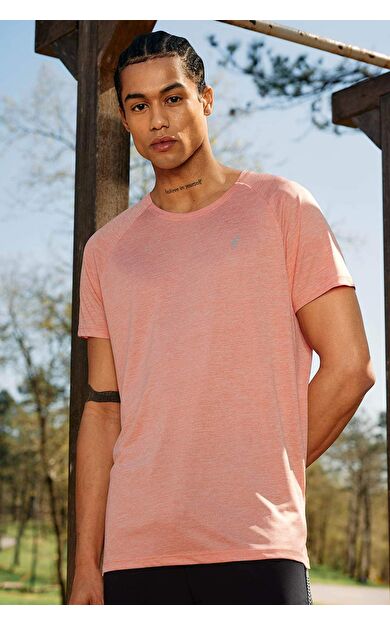 DeFactoFit Standart Fit Bisiklet Yaka Ağır Kumaş Kısa Kollu Tişört