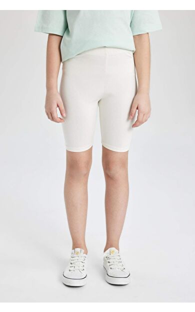 DeFactoFit Kız Çocuk Kısa Boy Tayt