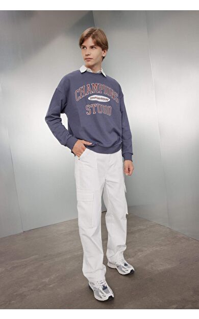 DeFactoFit Erkek Çocuk Kargo Fit Düz Paça Jean Pantolon