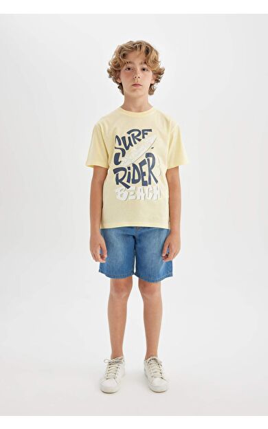 DeFactoFit Erkek Çocuk Jean Şort B5765A824SMNM28