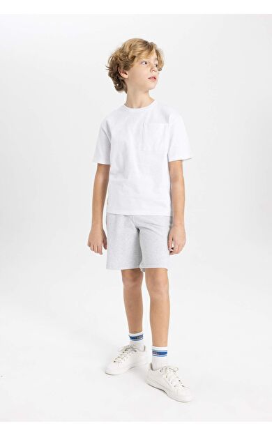 DeFactoFit Erkek Çocuk Regular Fit Pike Şort B5866A824SMGR400