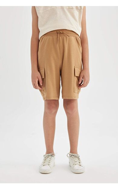 DeFactoFit Erkek Çocuk Kargo Cepli Şort B5868A824HSBG324