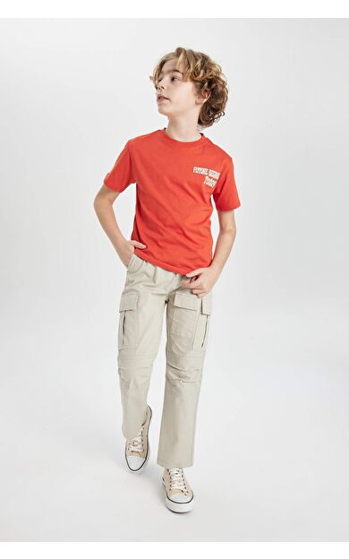 DeFactoFit Erkek Çocuk Jogger Gabardin Pantolon B5924A824SPBG732