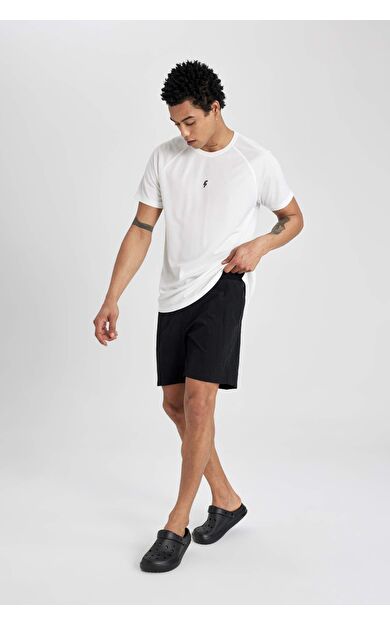 DeFactoFit Regular Fit Baskılı Kısa Boy Deniz Şortu B5991AX24HSBK81