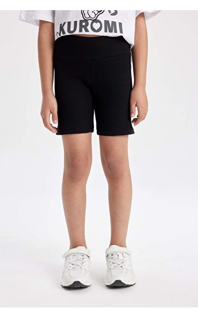 DeFactoFit Kız Çocuk Biker Fitilli Kaşkorse Tayt