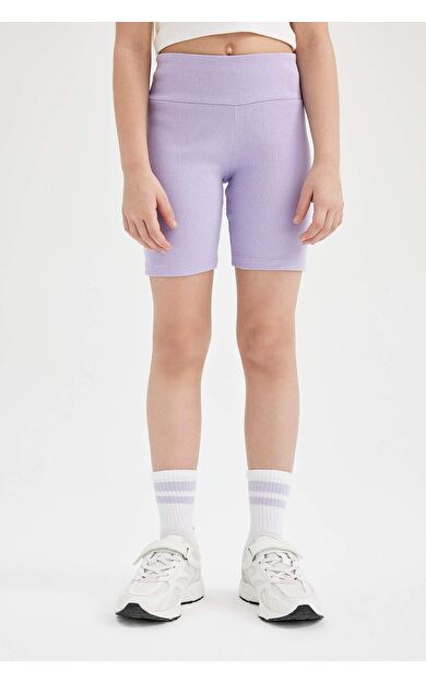 DeFactoFit Kız Çocuk Biker Fitilli Kaşkorse Tayt B6405A824HSPR33