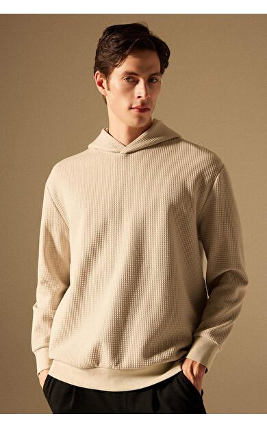 DeFacto Oversize Fit Kapüşonlu Kapitone Sweatshirt B6492AX24SPBG779