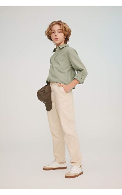 DeFactoFit Erkek Çocuk Balloon Fit Twill Pantolon