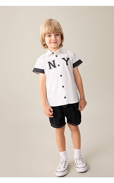 DeFactoFit Erkek Bebek Regular Fit Jean Şort