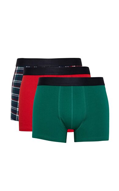 DeFacto Regular Fit 3'lü Boxer B7794AX24SMRD79