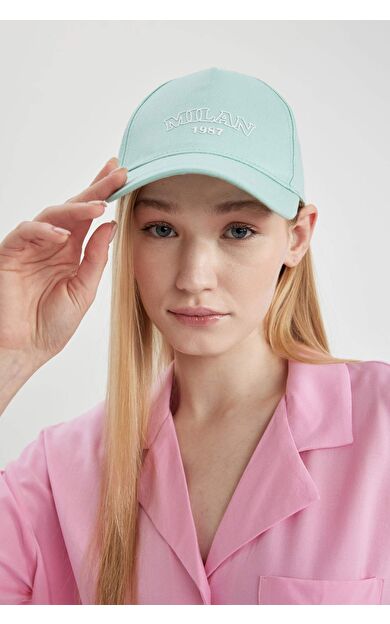 DeFactoFit Kadın Pamuklu Cap Şapka