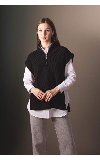 DeFactoFit Regular Fit Balıkçı Yaka Yelek