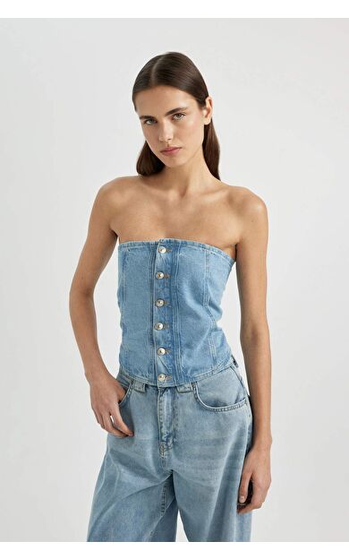 DeFacto Straplez Jean Bluz