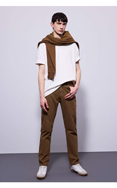 DeFactoFit Straight Fit Düz Paça Jean Pantolon