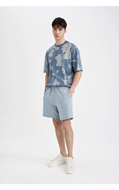 DeFactoFit Regular Fit Düz Paça Şort B8672AX24SMBE524