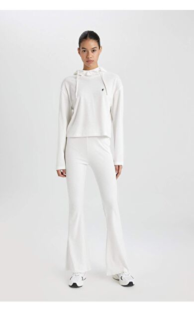 DeFactoFit Flayer Fit İspanyol Paça Standart Ribana Pantolon