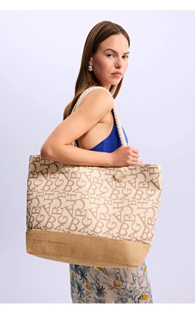 DeFactoFit Kadın Hasır El Çantası B9066AXNSPN1