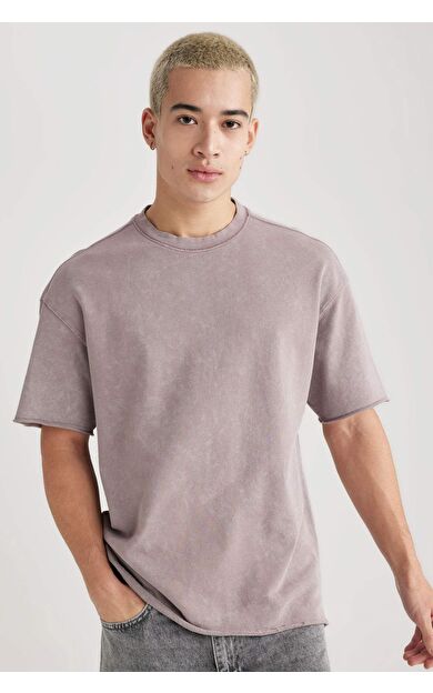 DeFactoFit Comfort Fit Bisiklet Yaka Tişört B9223AX23WNPR221