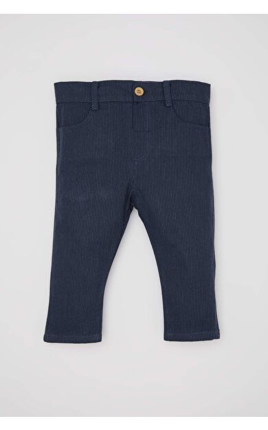 DeFactoFit Erkek Bebek Regular Fit Çizgili Gabardin Pantolon