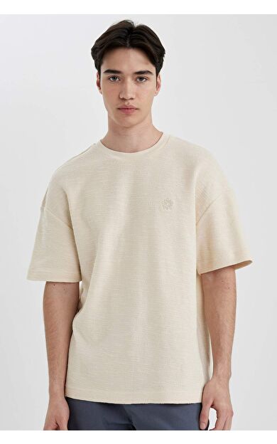 DeFactoFit Comfort Fit Bisiklet Yaka Tişört B9285AX24SPBG700