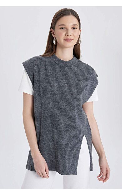 DeFactoFit Regular Fit Bisiklet Yaka Süveter B9829AX24SPGR76