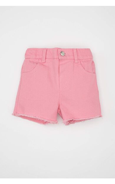 DeFactoFit Kız Bebek Regular Fit Gabardin Şort