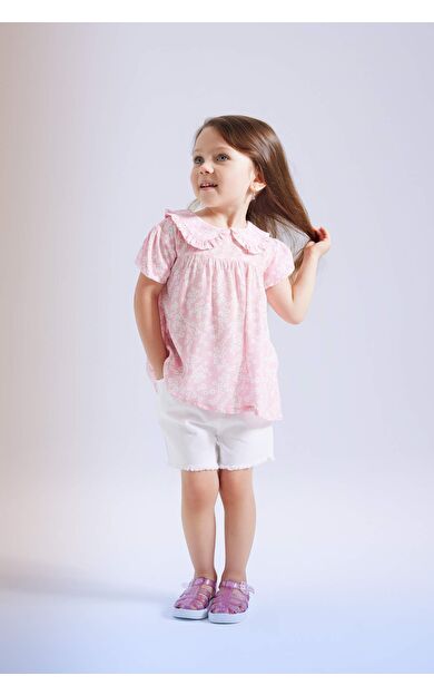 DeFactoFit Kız Bebek Regular Fit Gabardin Şort