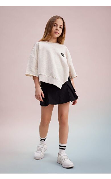 DeFactoFit Kız Çocuk Pamuklu Etek