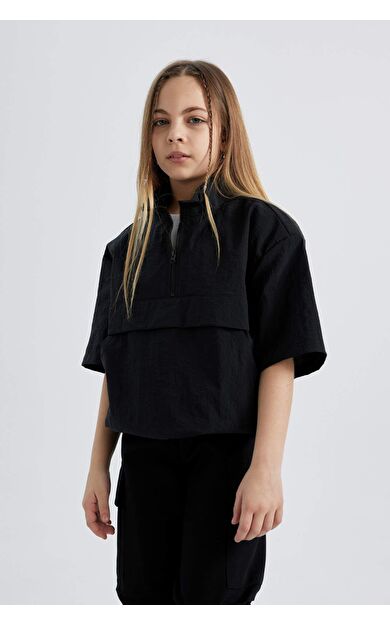 DeFactoFit Kız Çocuk Kısa Kollu Bluz C0461A824SPBK27