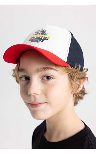 DeFactoFit Erkek Çocuk Batwheels		 Baskılı Pamuklu Beyzbol Basketbol Şapkası