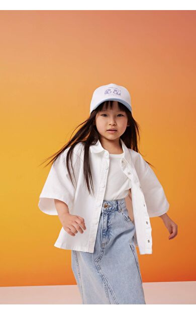 DeFactoFit Kız Çocuk SmileyWorld Pamuklu Cap Şapka