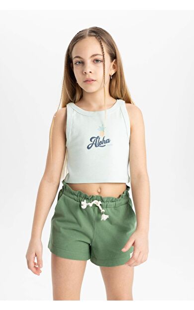 DeFactoFit Kız Çocuk Baskılı Atlet C1582A824SMGN1114