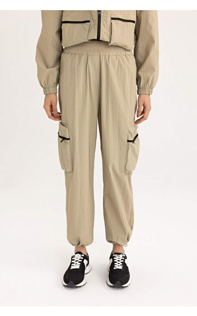 DeFactoFit Standart Fit Kargo Cepli Dokuma Pantolon C1760AX24SMBG315