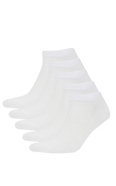 DeFactoFit Erkek 5'li Pamuklu Patik Çorap C1970AXNSWT1