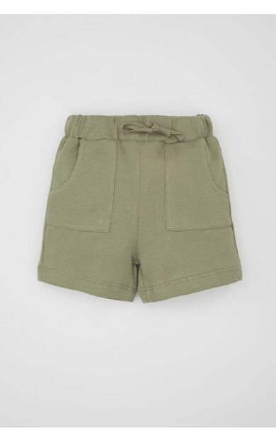 DeFactoFit Erkek Bebek Regular Fit Waffle Şort
