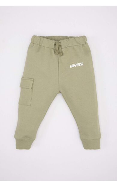 DeFactoFit Erkek Bebek Slogan Baskılı Eşofman Altı